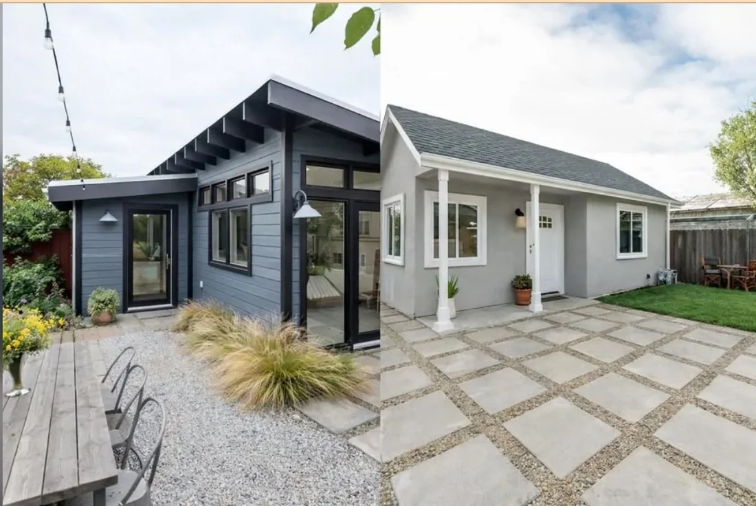 Example ADU exterior finish, representative style for Central Florida